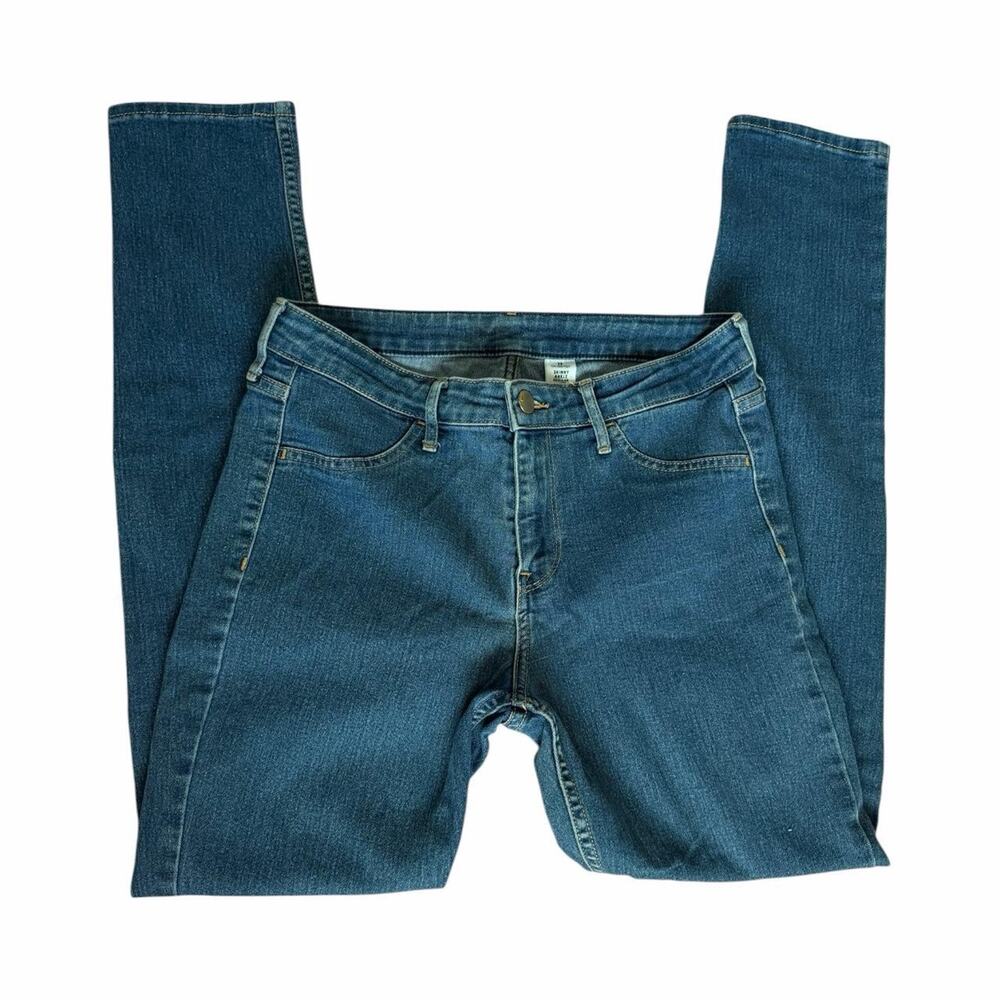 Blue skinny ankle jeans size 28